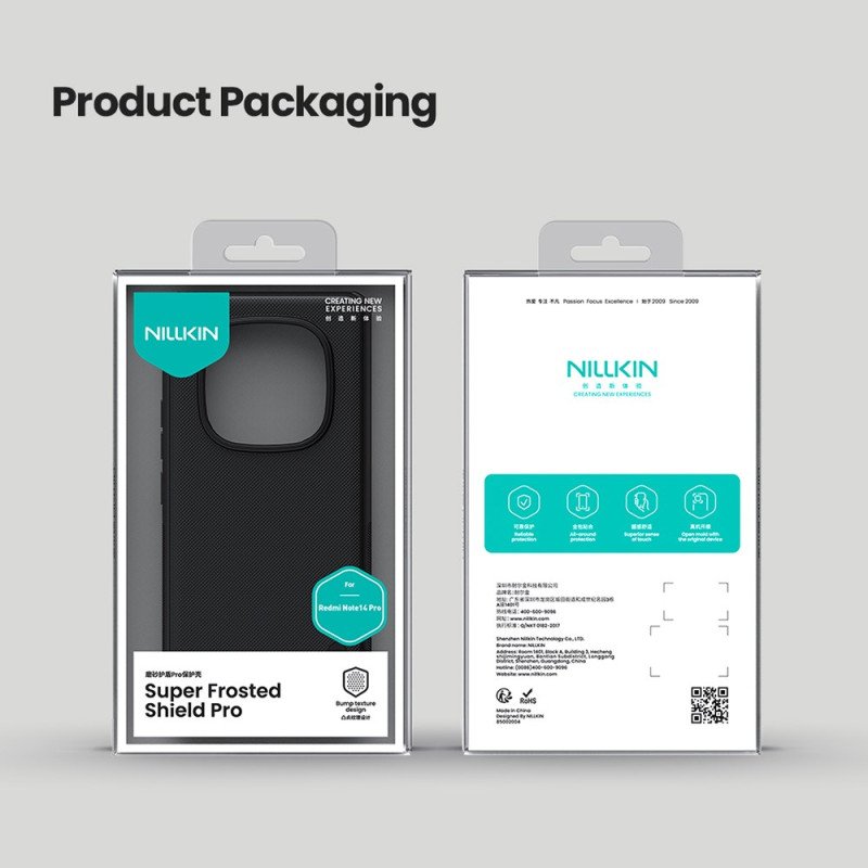 Skal Xiaomi Redmi Note 14 Pro 5g Frostad Sköld Pro Nillkin
