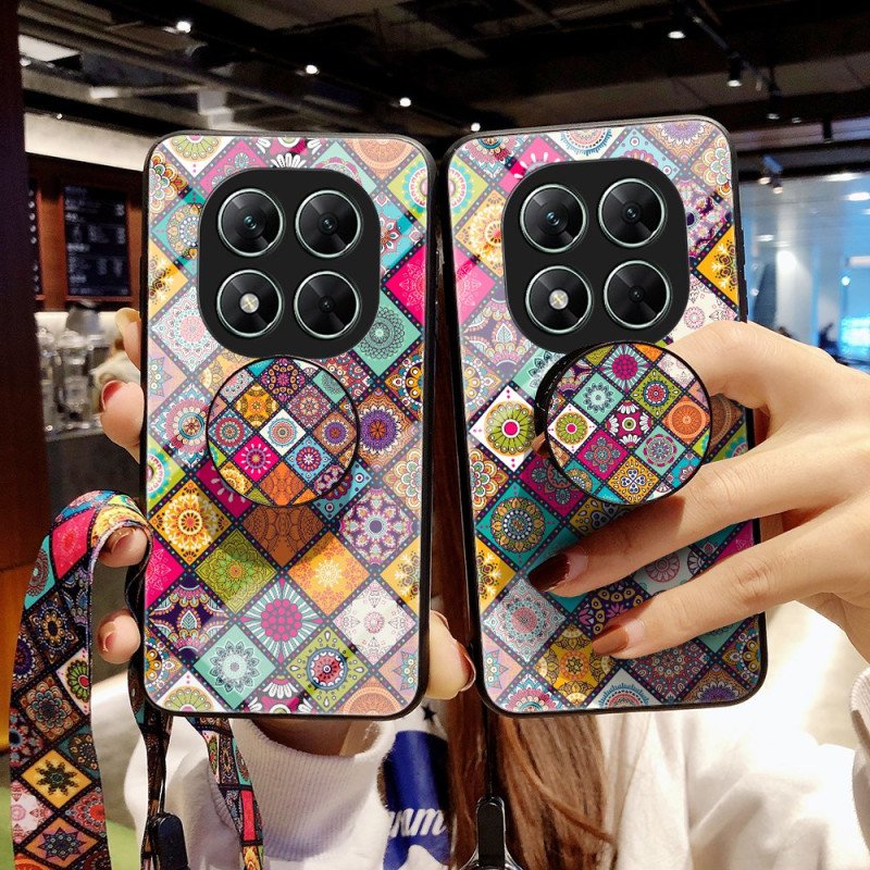 Skal Xiaomi Redmi Note 14 Pro 5g Telefonfodral Patchworkrem Och Ringhållare