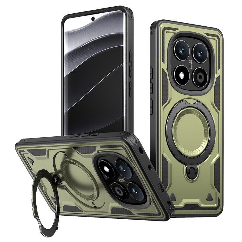 Skal Xiaomi Redmi Note 14 Pro 5g Telefonfodral Roterande Stativ Och Magsafe-kompatibilitet