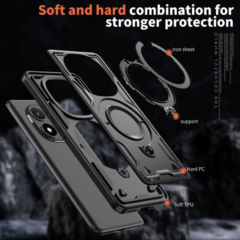 Skal Xiaomi Redmi Note 14 Pro 5g Telefonfodral Roterande Stativ Och Magsafe-kompatibilitet