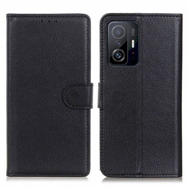 Fodral Xiaomi 11T / 11T Pro Traditionellt Konstläder