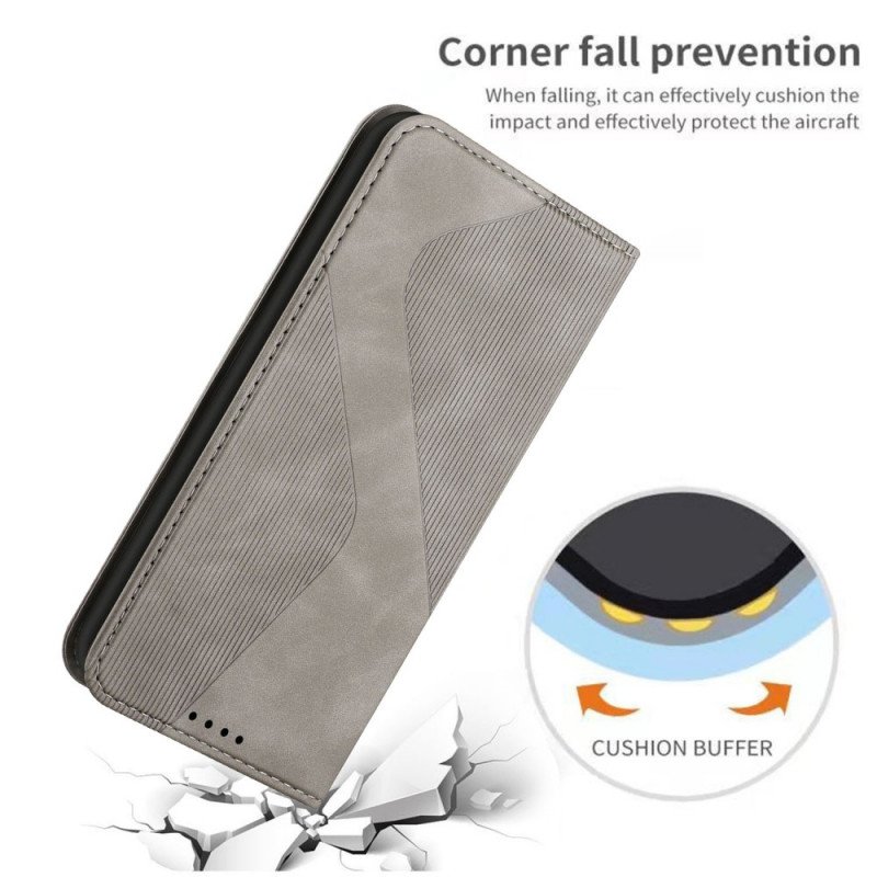 Folio-fodral Xiaomi 11T / 11T Pro Läderfodral Läderstil S-design