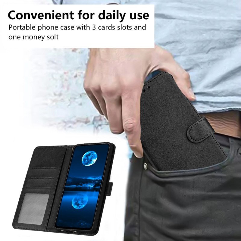 Fodral Vivo V30 5g Lädereffekt Med Rem