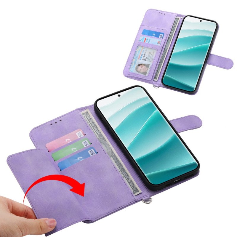 Fodral Poco C71 Blommig Spets Med Snodd Och Axelrem