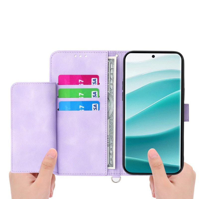 Fodral Poco C71 Blommig Spets Med Snodd Och Axelrem