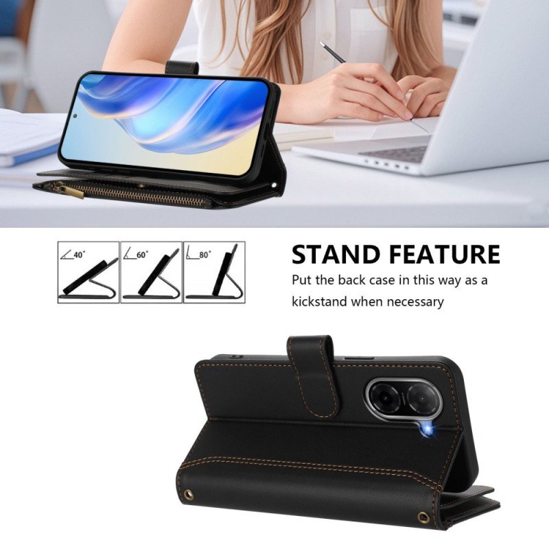 Fodral Poco C71 Plånbok Med 9 Kortfack Och Snodd