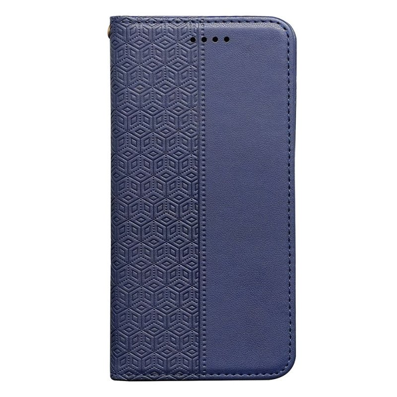 Folio-fodral Poco C71 Telefonfodral Rutigt Mönster