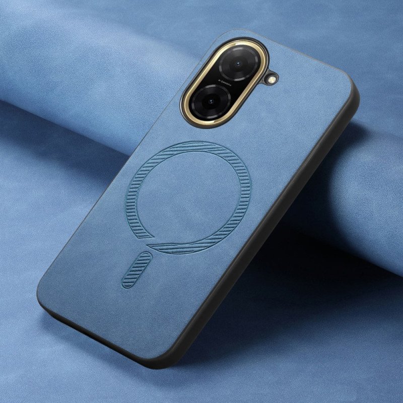 Skal För Poco C71 Magsafe-kompatibel Med Lädereffekt