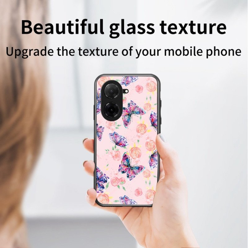 Skal Poco C71 Fjärilsliknande Härdat Glas