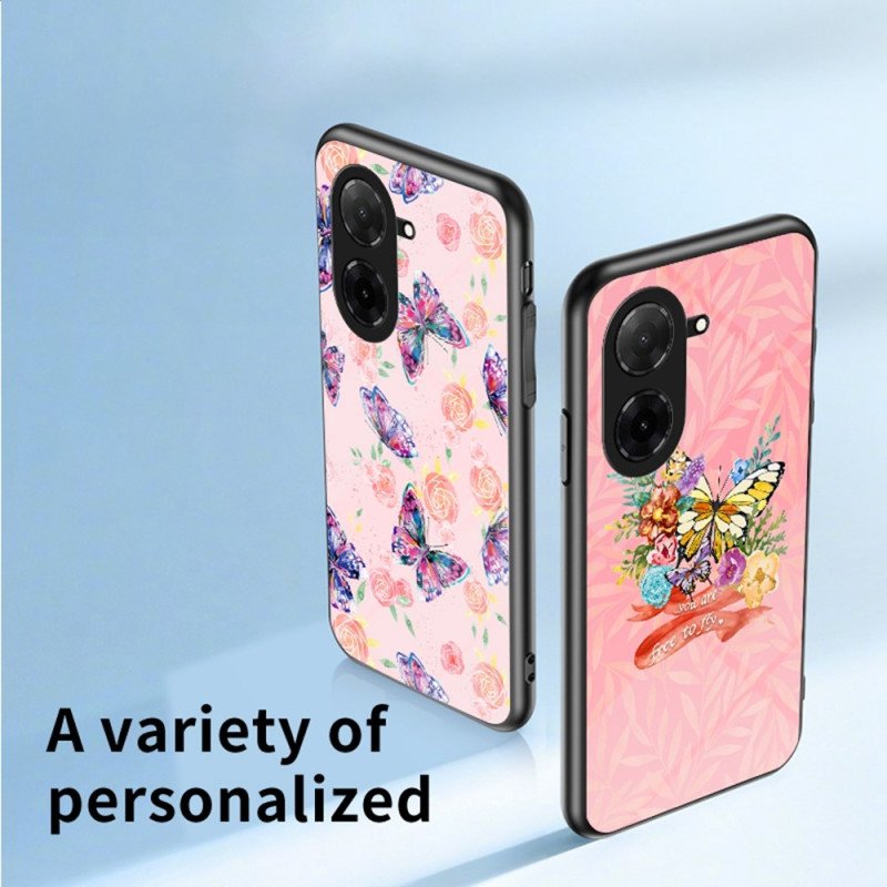 Skal Poco C71 Fjärilsliknande Härdat Glas