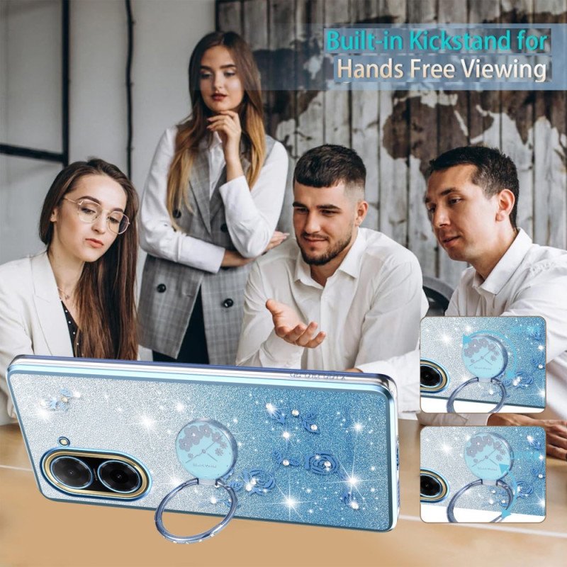 Skal Poco C71 Telefonfodral Kadem Strass-ringställ