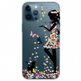 Skal iPhone 14 Pro Genomskinlig Flicka