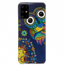 Mobilskal Samsung Galaxy S20 Plus / S20 Plus 5G Fluorescerande Uggla Mandala