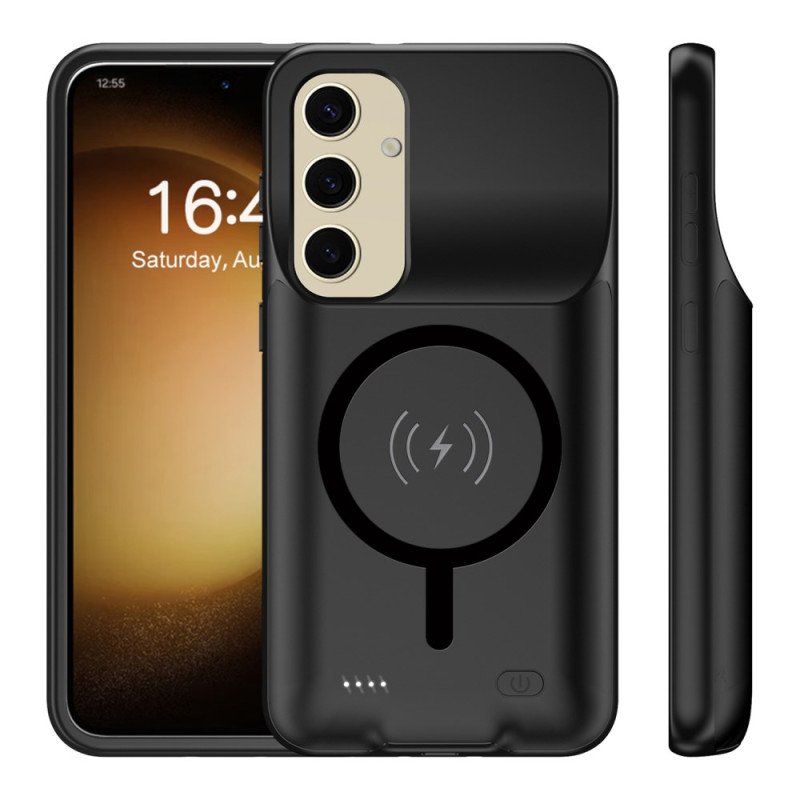 10000mah Batterifodral För Samsung Galaxy S25 Extern Laddare Med Magnetfäste