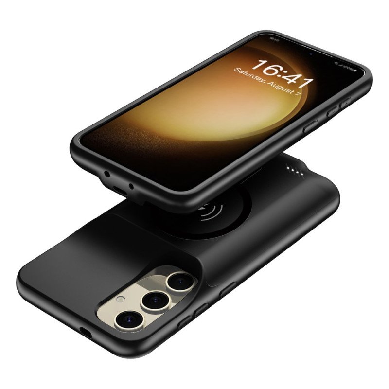 10000mah Batterifodral För Samsung Galaxy S25 Extern Laddare Med Magnetfäste