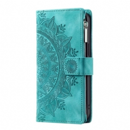 Fodral Samsung Galaxy S25 5g Plånbok Med Mandala-mockaeffekt