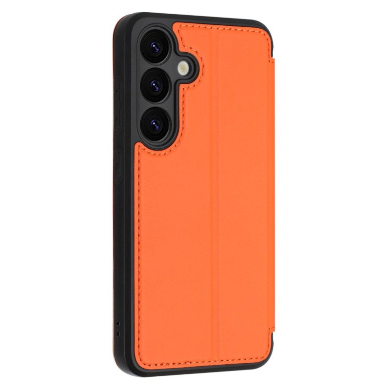 Folio-fodral Samsung Galaxy S25 5g Magnetlås Och Kortfack