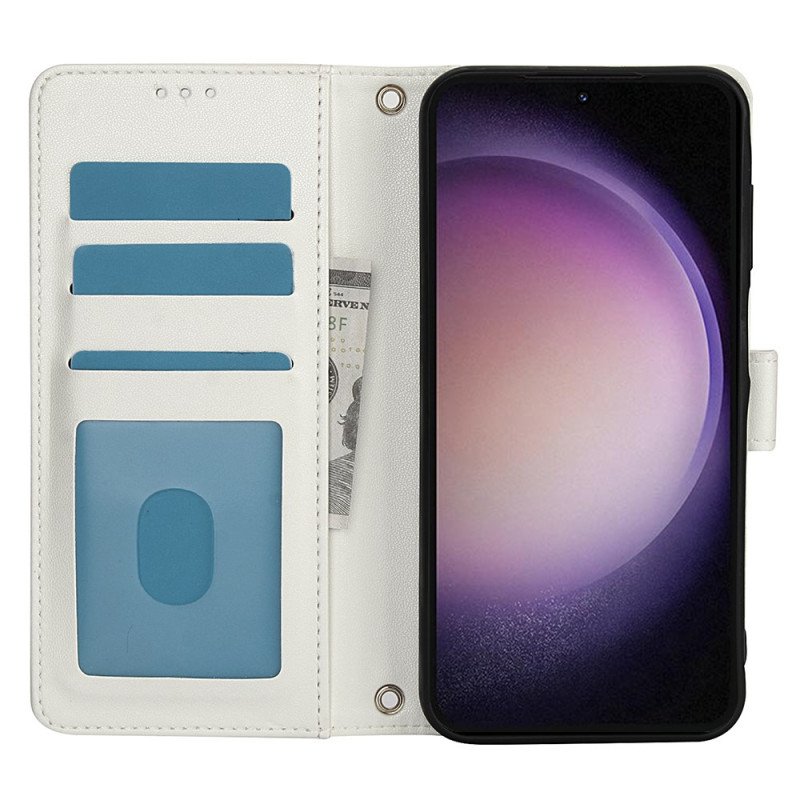 Läderfodral Samsung Galaxy S25 5g Telefonfodral Snodd