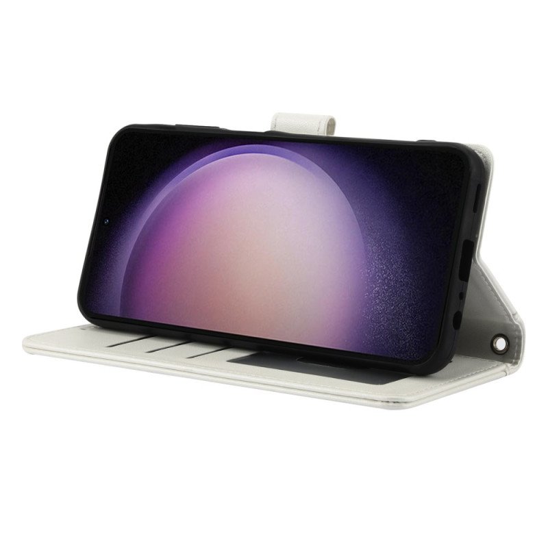 Läderfodral Samsung Galaxy S25 5g Telefonfodral Snodd