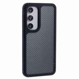 Skal Samsung Galaxy S25 5g Genomskinlig Kolfiberstruktur