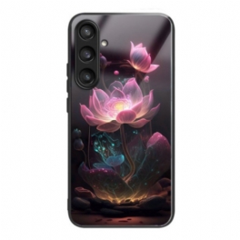 Skal Samsung Galaxy S25 5g Lotusmönster I Härdat Glas