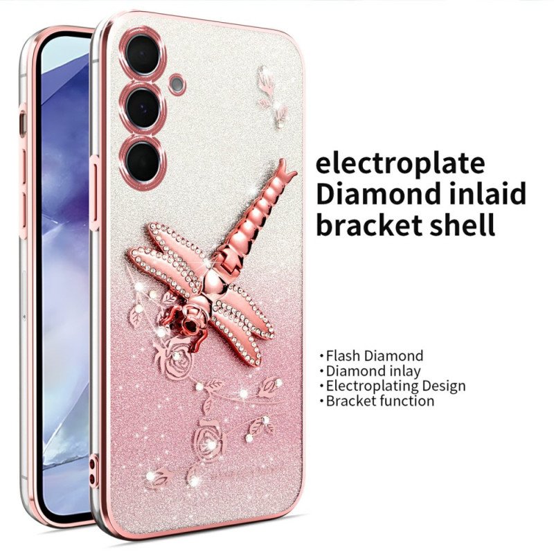 Skal Samsung Galaxy S25 5g Med Kadem Trollsländestativ