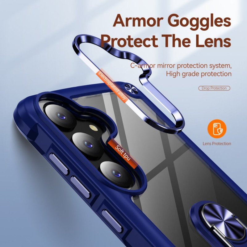 Skal Samsung Galaxy S25 5g Telefonfodral Genomskinlig Med Integrerat Stativ