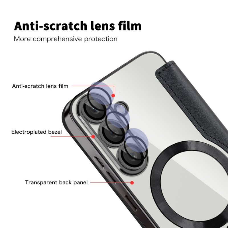 Skal Samsung Galaxy S25 5g Telefonfodral Quiltad Kompatibel Med Magsafe