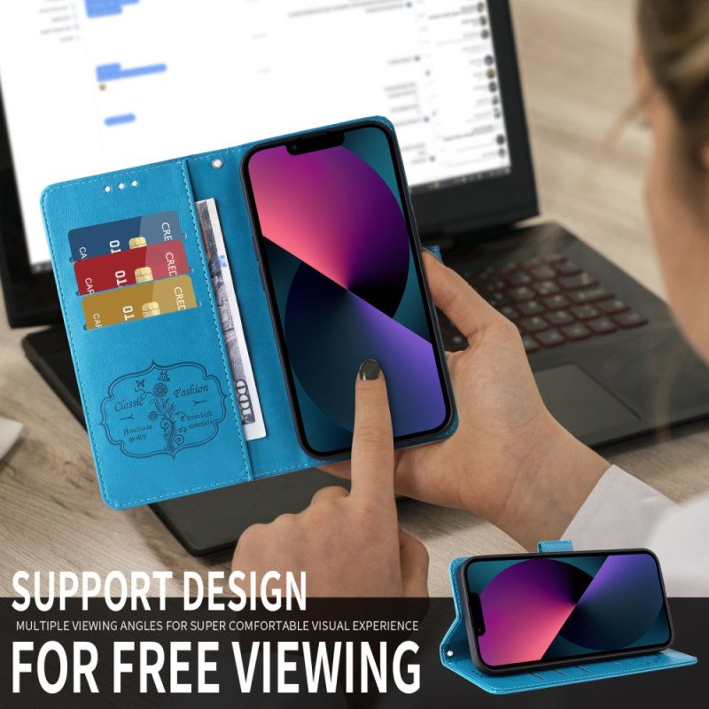 Fodral Vivo V60 Lite Blommigt