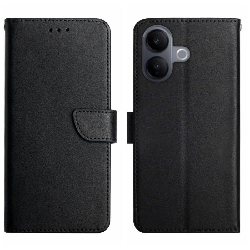 Läderskal Fodral Vivo V60 Lite Nappastrukturerat Läder