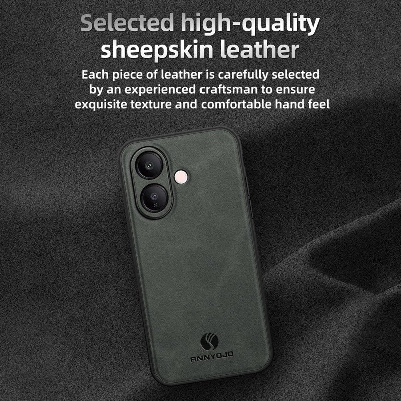 Skal Vivo V60 Lite Förstärkt Lädereffekt