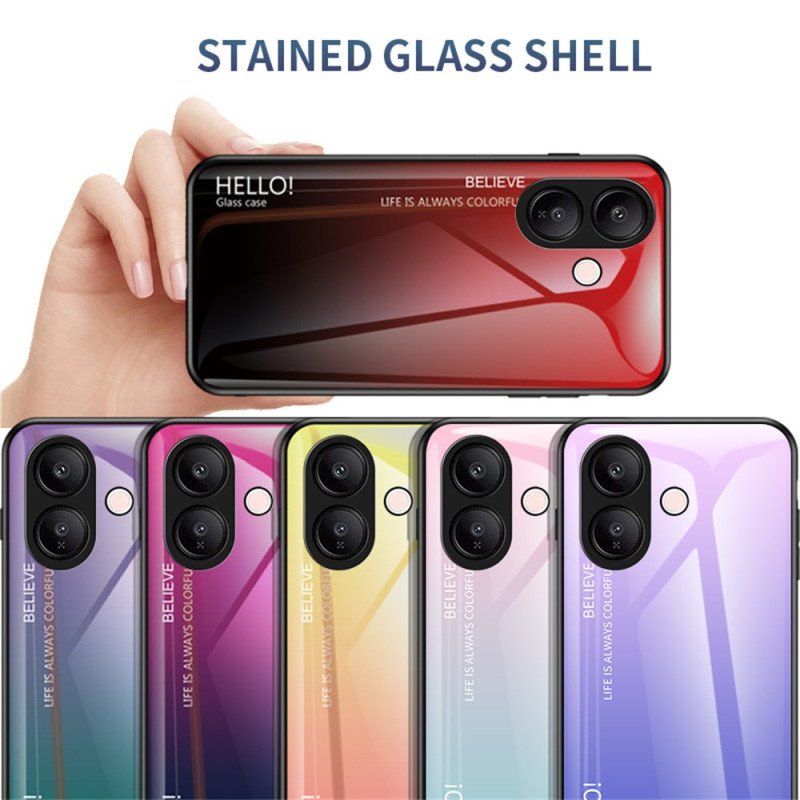Skal Vivo V60 Lite Hello Härdat Glas