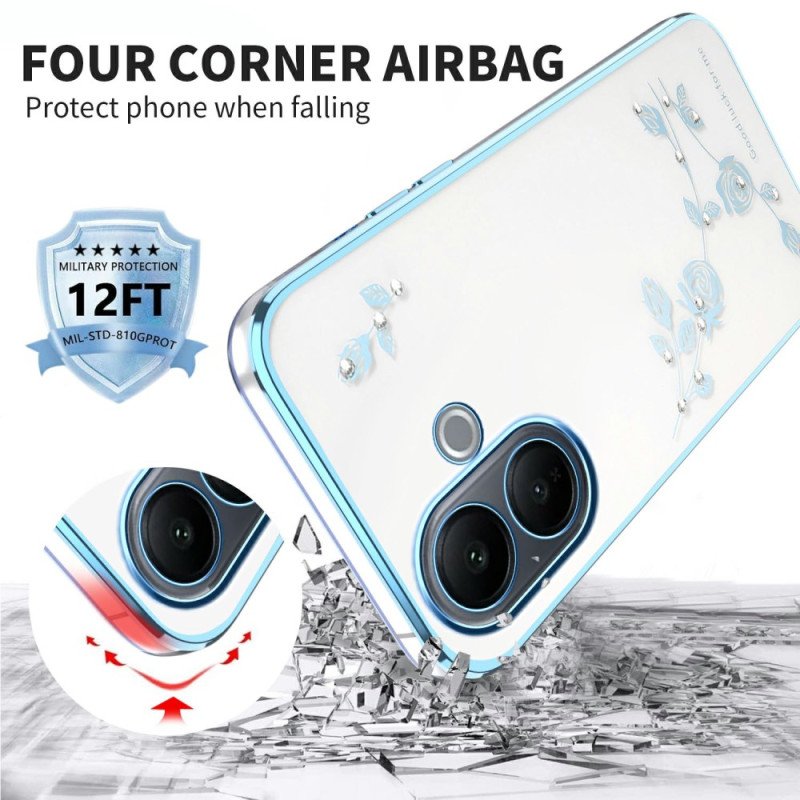 Skal Vivo V60 Lite Strass Och Eviga Blommor