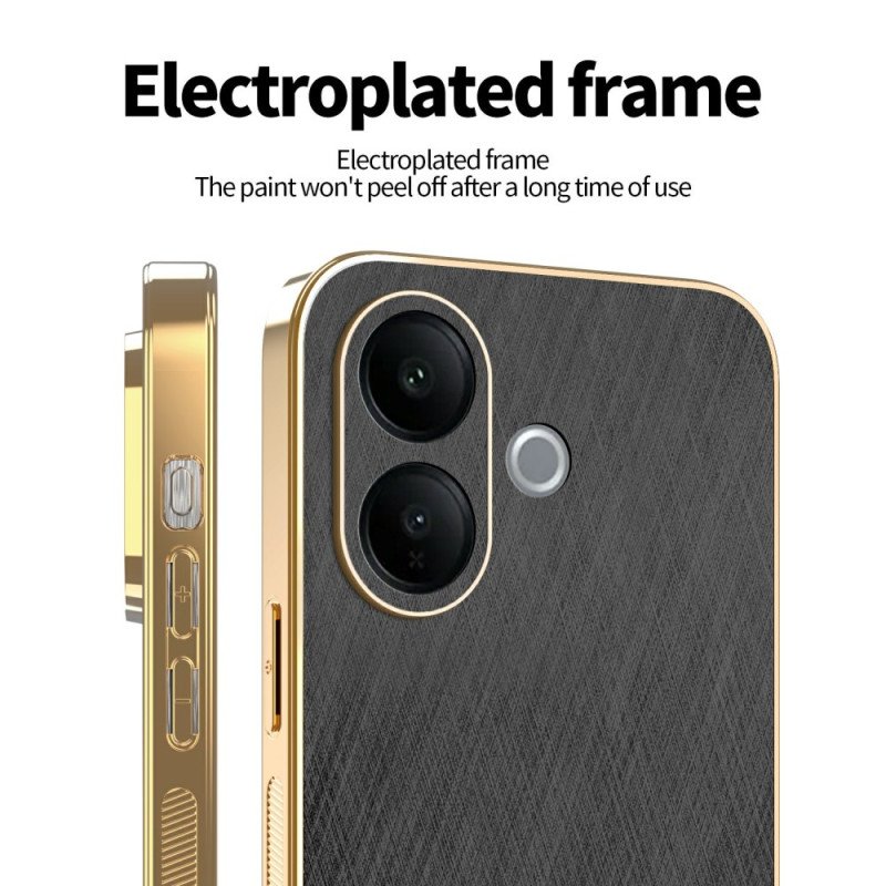 Skal Vivo V60 Lite Telefonfodral Sidenstruktur