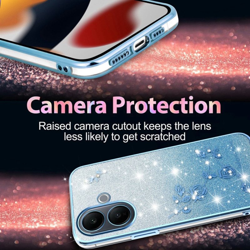 Skal Vivo V60 Lite Tonade Paljetter