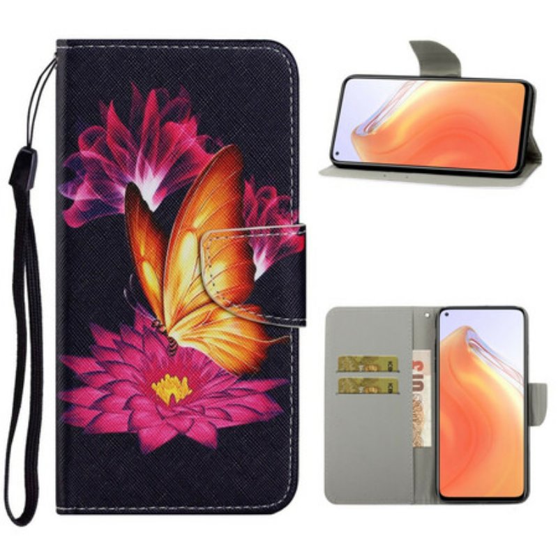 Fodral Xiaomi Mi 10T / 10T Pro Fjäril Och Lotus
