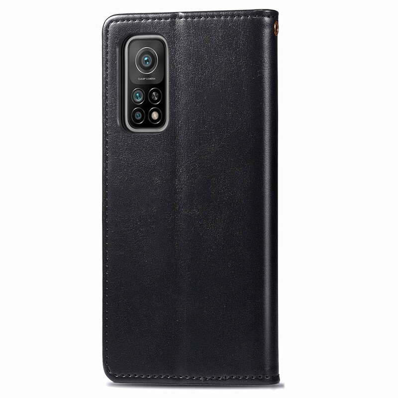Fodral Xiaomi Mi 10T / 10T Pro Imiterat Läder Och Vintagelås