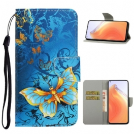 Fodral Xiaomi Mi 10T / 10T Pro Med Kedjar Variationer Av Fjärilsrem