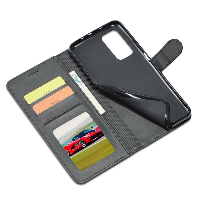 Folio-fodral Xiaomi Mi 10T / 10T Pro Lc.imeeke Lädereffekt
