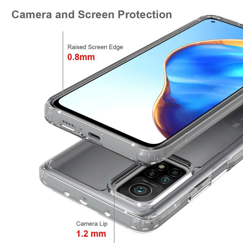 Mobilskal Xiaomi Mi 10T / 10T Pro Transparent Hybrid