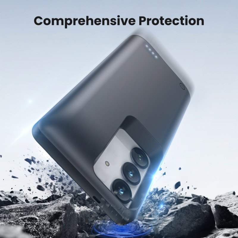 10000mah Batterifodral För Samsung Galaxy S25 Plus / S24 Plus