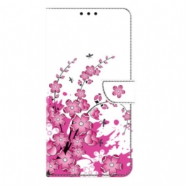 Fodral För Samsung Galaxy S25 Plus 5g Rosa Blommönster