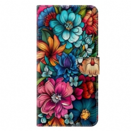 Fodral Samsung Galaxy S25 Plus 5g Färgglada Blommor