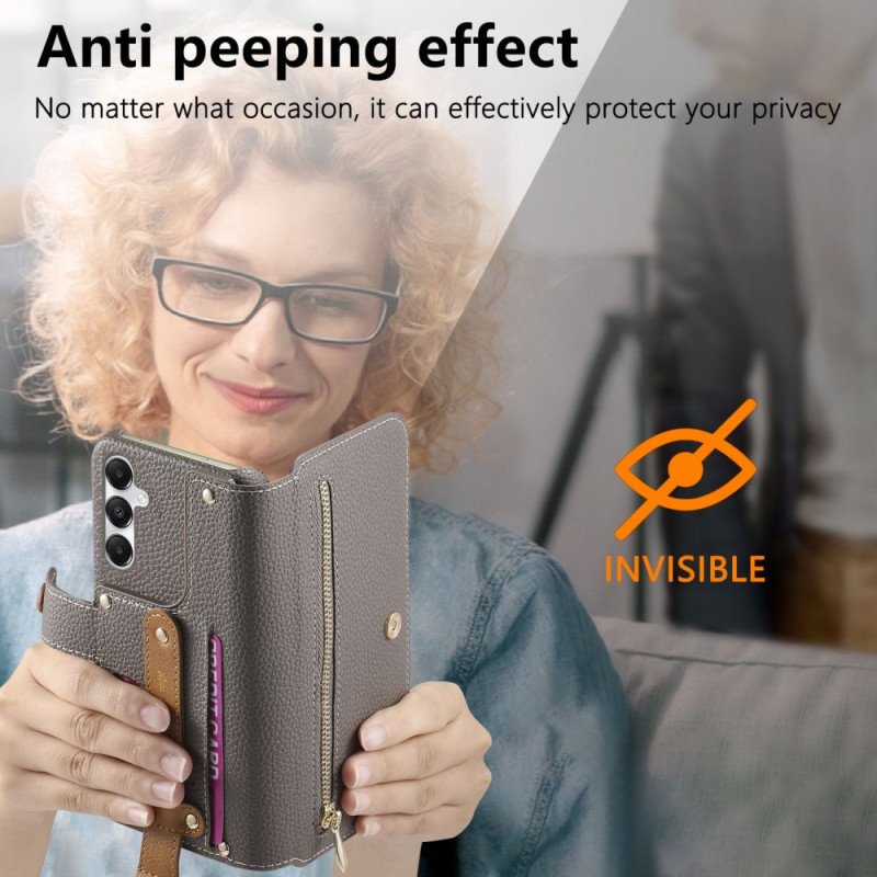 Fodral Samsung Galaxy S25 Plus 5g Plånbok Med Dragkedja