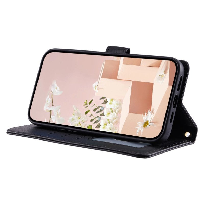 Läderfodral Samsung Galaxy S25 Plus 5g Telefonfodral Premium Quiltad