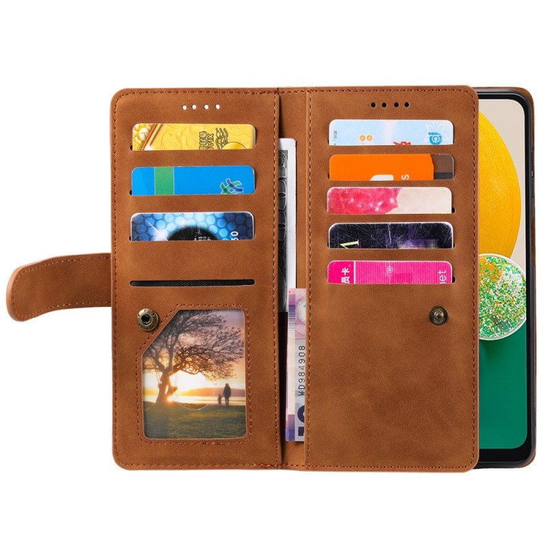 Läderskal Fodral Samsung Galaxy S25 Plus 5g Hel Plånbok