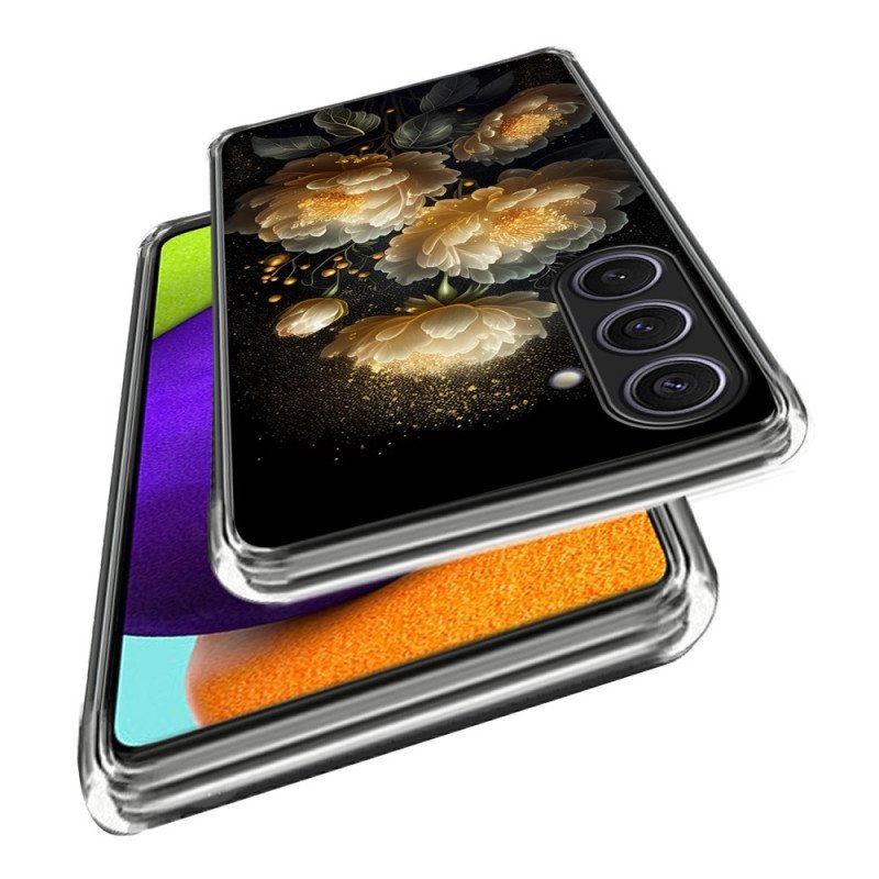 Skal För Samsung Galaxy S25 Plus 5g Gyllene Pioner