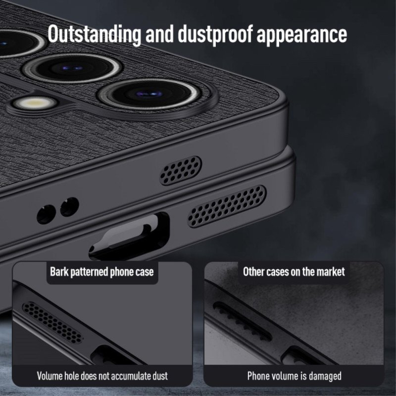 Skal För Samsung Galaxy S25 Plus 5g Läderstil