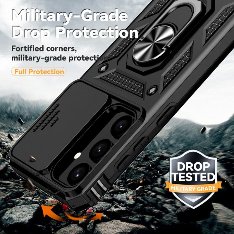 Skal Samsung Galaxy S25 Plus 5g Klassisk Ringhållare Och Linsskydd