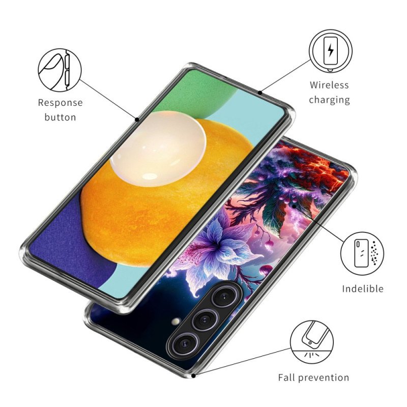 Skal Samsung Galaxy S25 Plus 5g Lila Blommor